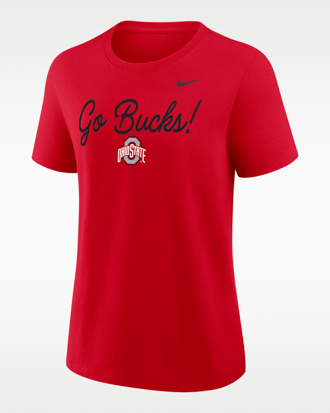Ohio State Script Mantra Logo Women's Nike College T-Shirt - Red