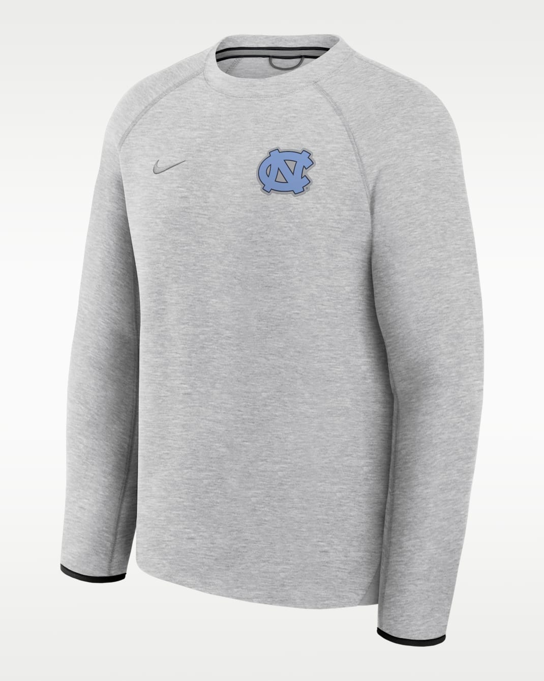 Sudadera de cuello redondo sin cierre universitaria marca Jordan para hombre North Carolina Tech Fleece - Gris