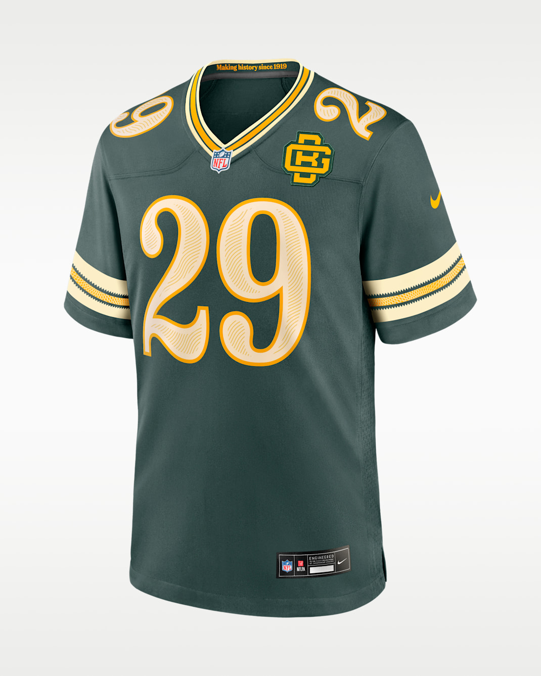 Xavier McKinney Green Bay Packers Rivalries Collection Men's Nike NFL Game Jersey - Green