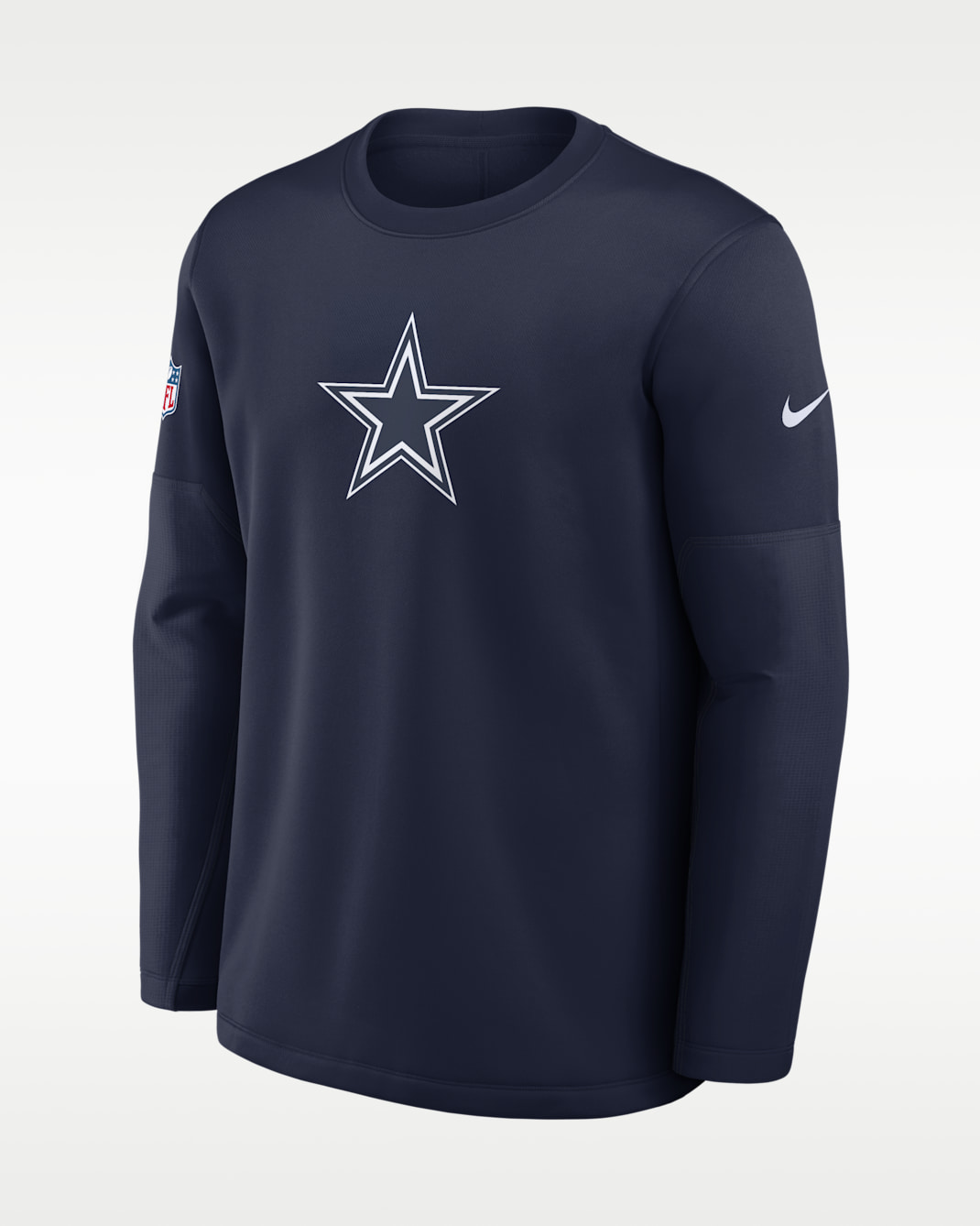 Dallas Cowboys Sideline Coaches Men's Nike Therma-FIT NFL Long-Sleeve T-Shirt - Navy