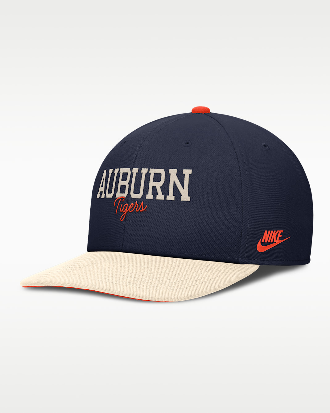 Auburn Legacy Script Men's Nike Dri-FIT College Adjustable Hat - Orange