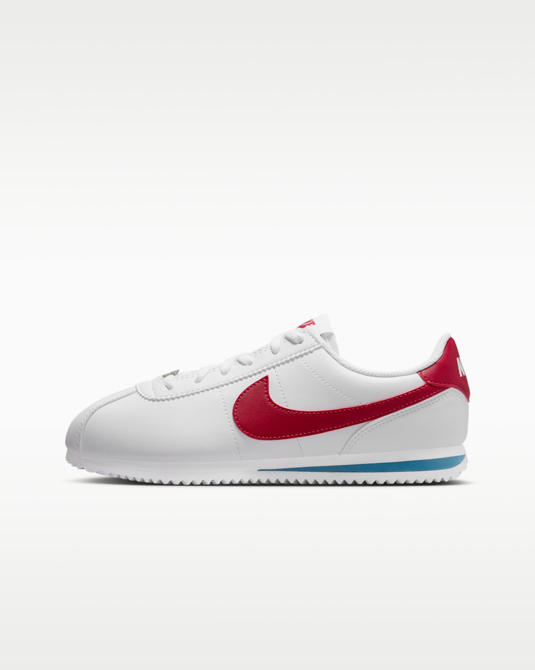 รองเท้าเด็กโต Nike Cortez - ขาว/Varsity Blue/Varsity Red