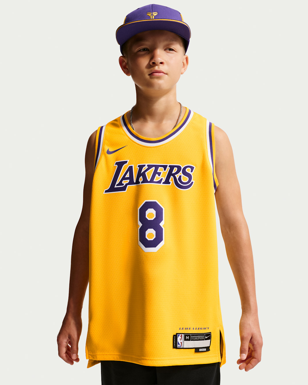 Maillot Nike NBA Swingman Los Angeles Lakers Icon Edition pour ado - Amarillo