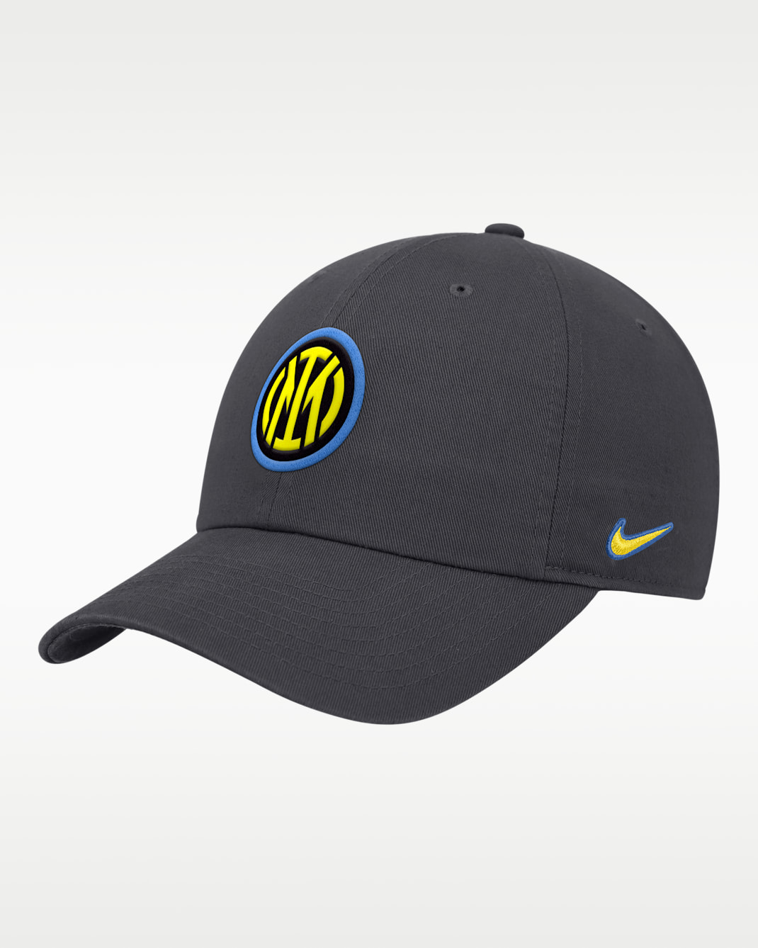 Inter Milan Club Men's Nike Adjustable Cap - Charcoal