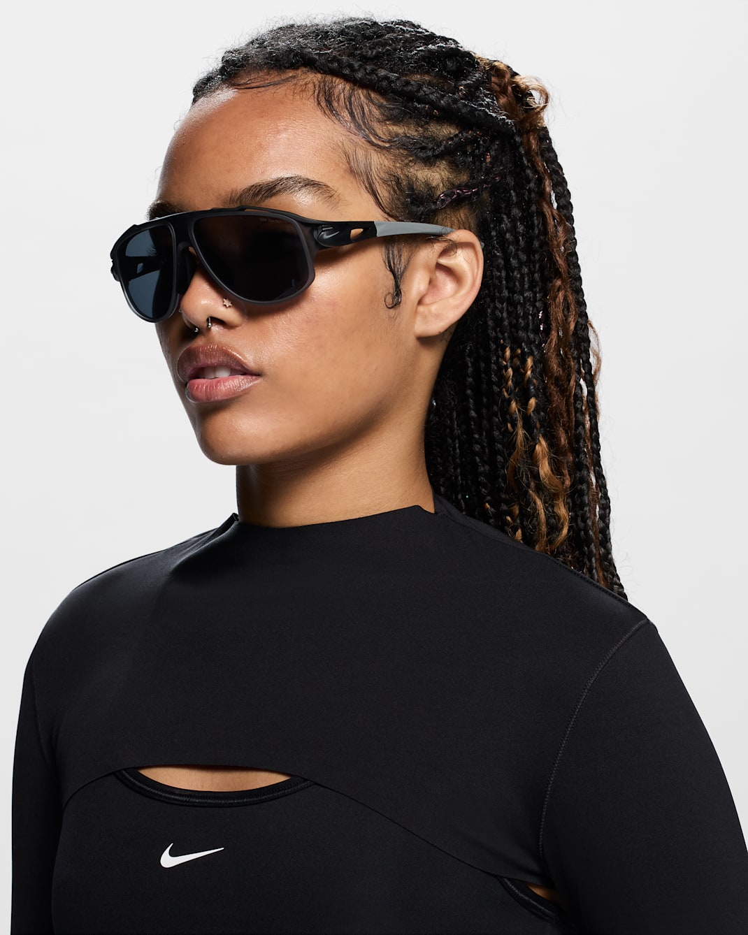 Nike Flyfree Infinity Sunglasses - Black/Grey