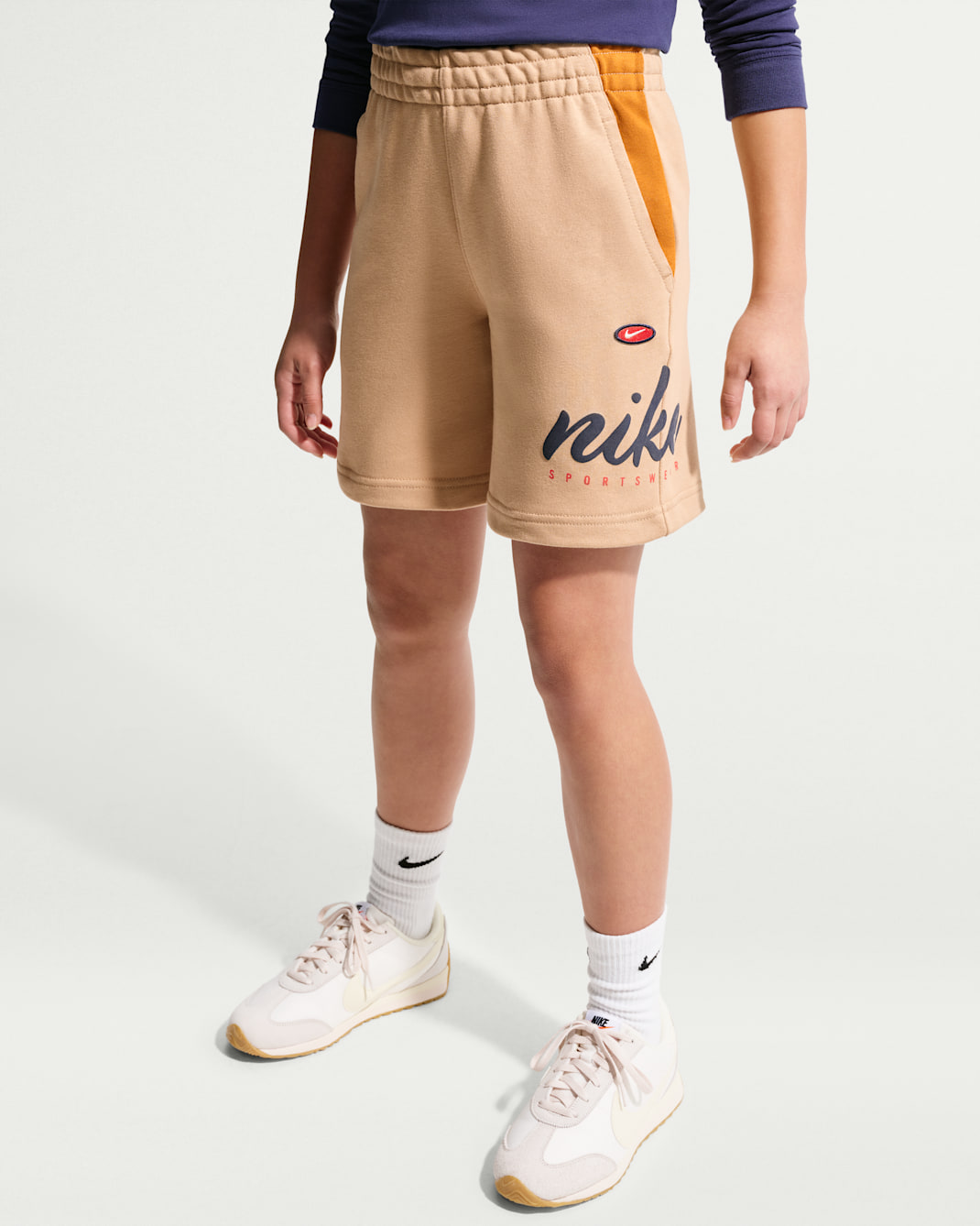 Nike Sportswear Club Big Kids' French Terry Shorts