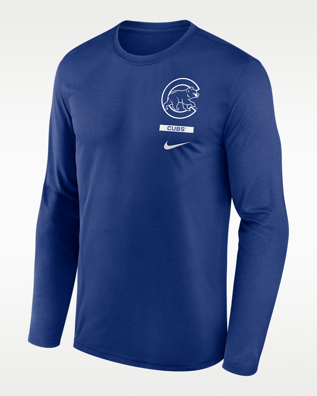Chicago Cubs 2-Hit Legend Men's Nike Dri-FIT MLB Long-Sleeve T-Shirt - Royal