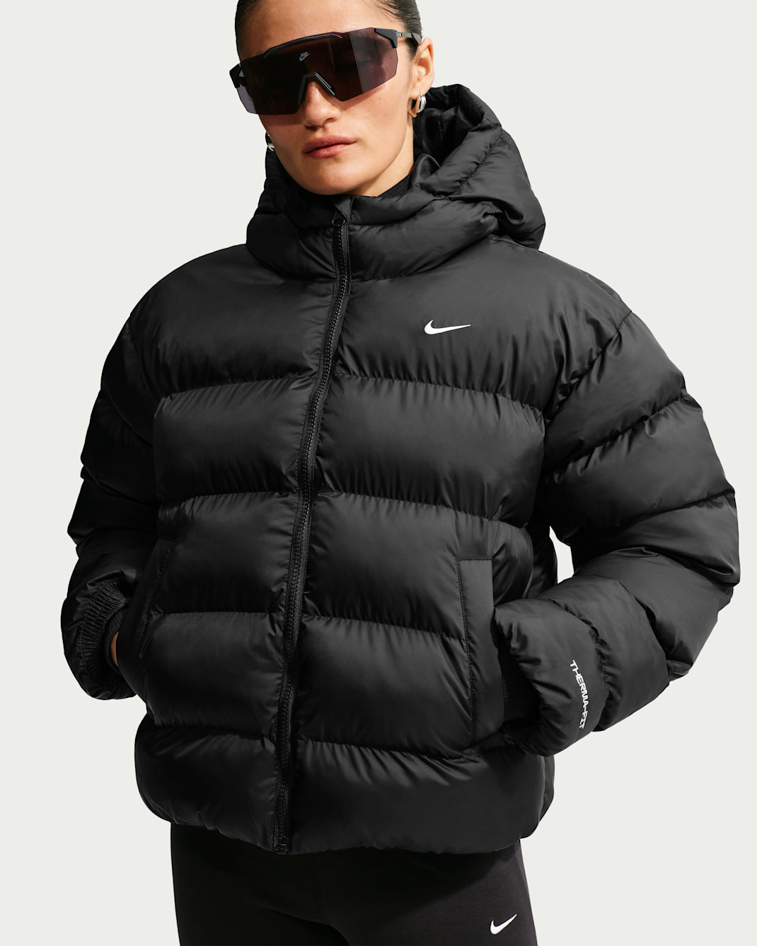 Nike Sportswear Women's Therma-FIT Jacket - Black/Sail