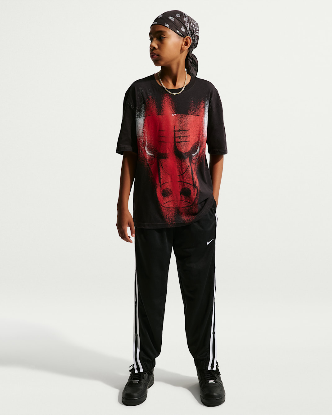 Chicago Bulls Nike Edge 26 Big Kids' Short-Sleeve T-Shirt