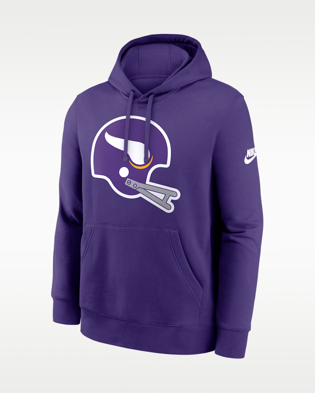 Minnesota Vikings Club Logo Men's Nike NFL Pullover Hoodie - Purple