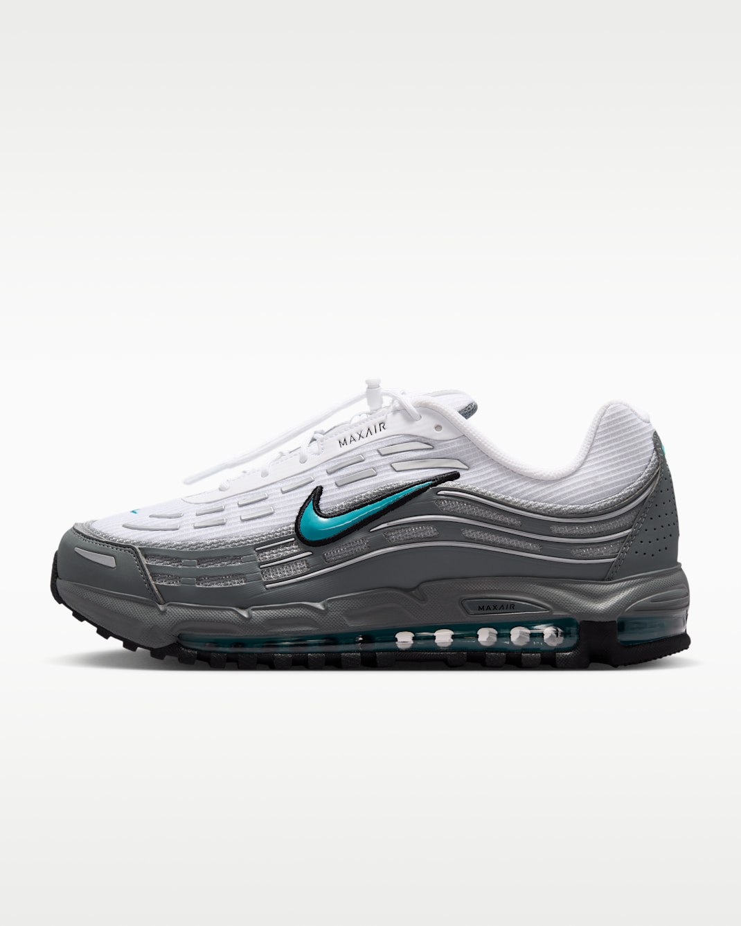 Tenis para hombre Nike Air Max TL 2.5 - Blanco/Gris humo/Gris humo claro/Cactus empolvado