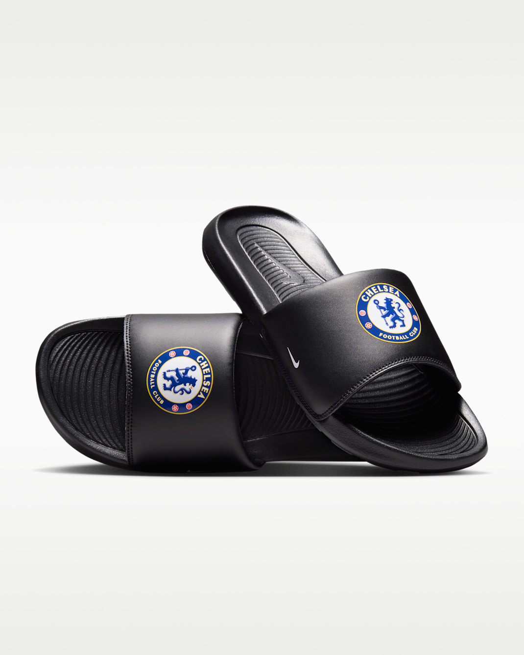 FC Chelsea Victori One Nike Slides (Damen) - Schwarz/Multi-Color/Weiß