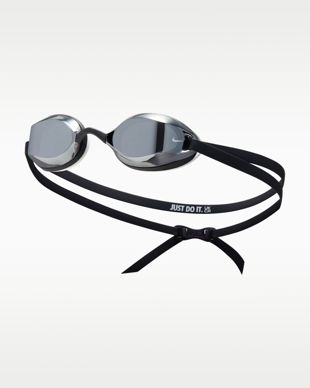 Goggles espejados Nike Swim Legacy Comfort - Humo oscuro/Negro/Blanco/Blanco