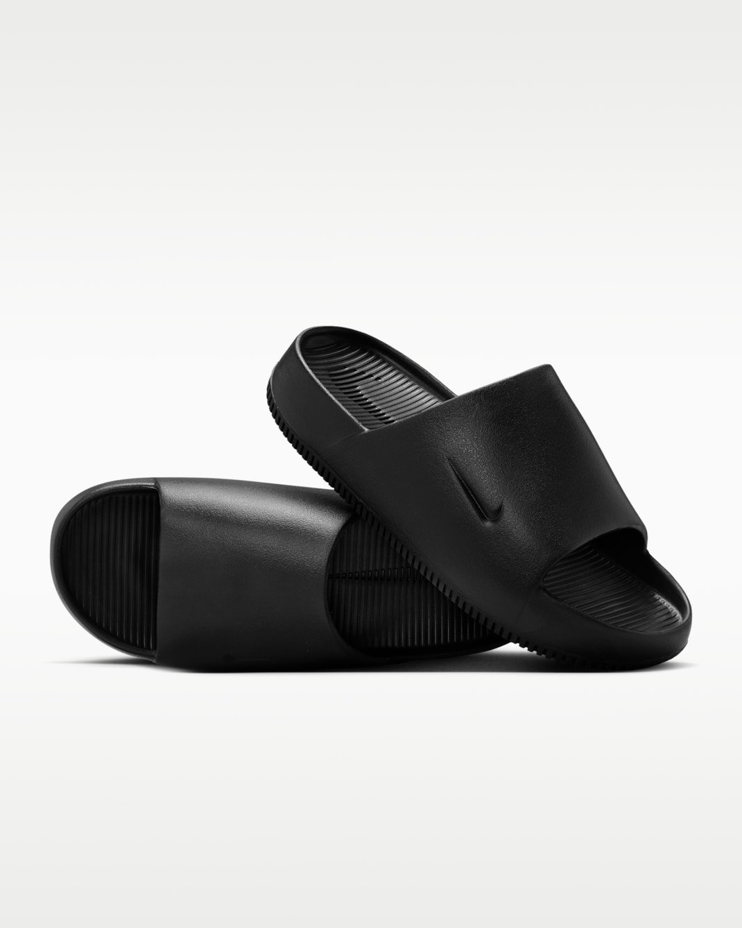 Nike Calm Damen-Slides - Schwarz/Schwarz
