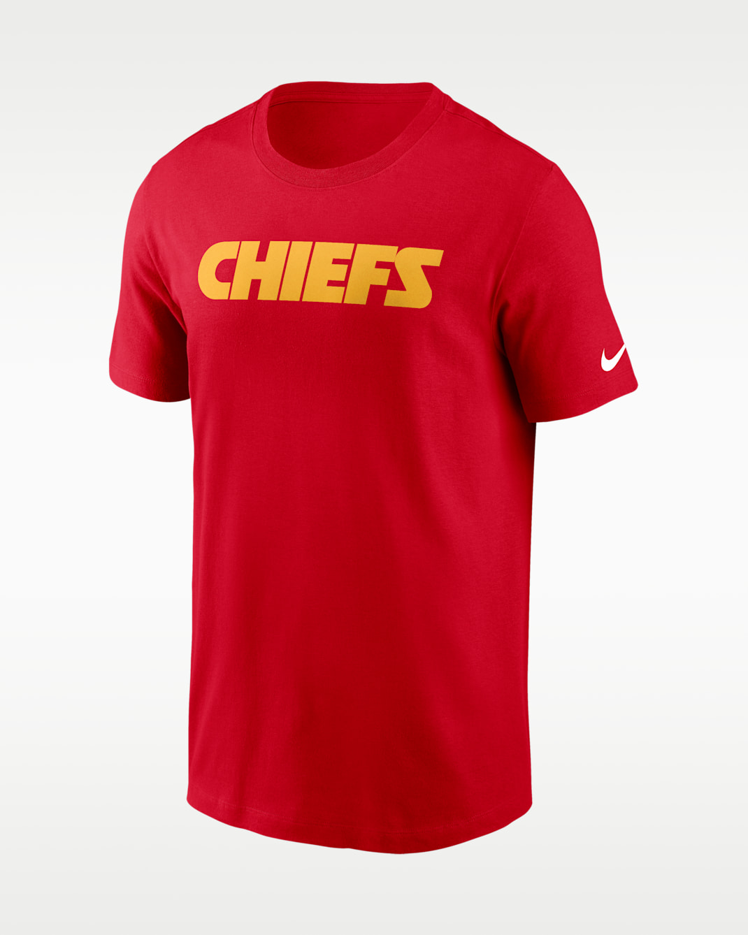 Playera Nike de la NFL para hombre Kansas City Chiefs Primetime Wordmark Essential - Rojo universitario