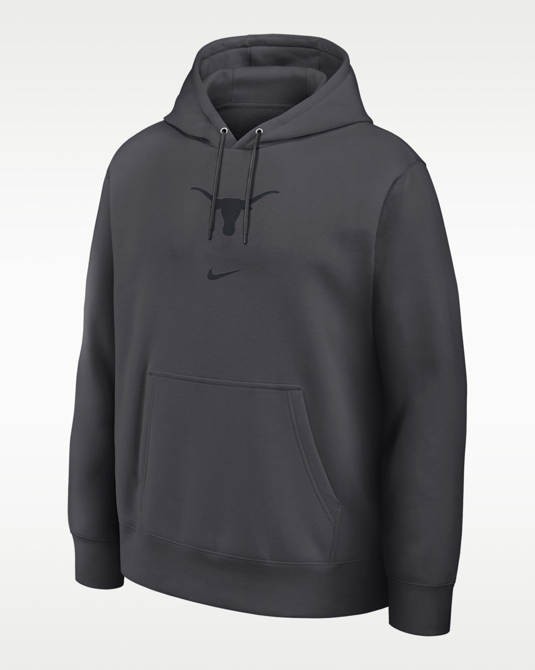 Sudadera con gorro sin cierre universitaria Nike para hombre Texas Washed Club - Antracita
