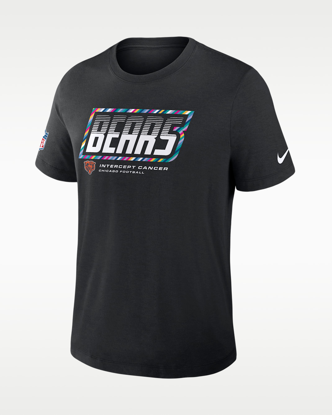 Chicago Bears Crucial Catch Sideline Men's Nike Dri-FIT NFL T-Shirt - Black