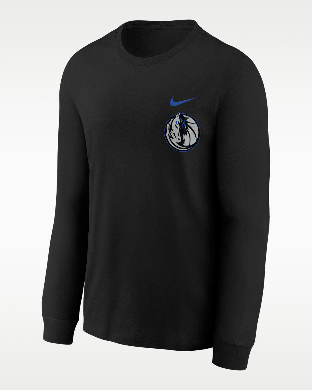 Dallas Mavericks Essential City Edition Big Kids' Long-Sleeve T-Shirt - Black