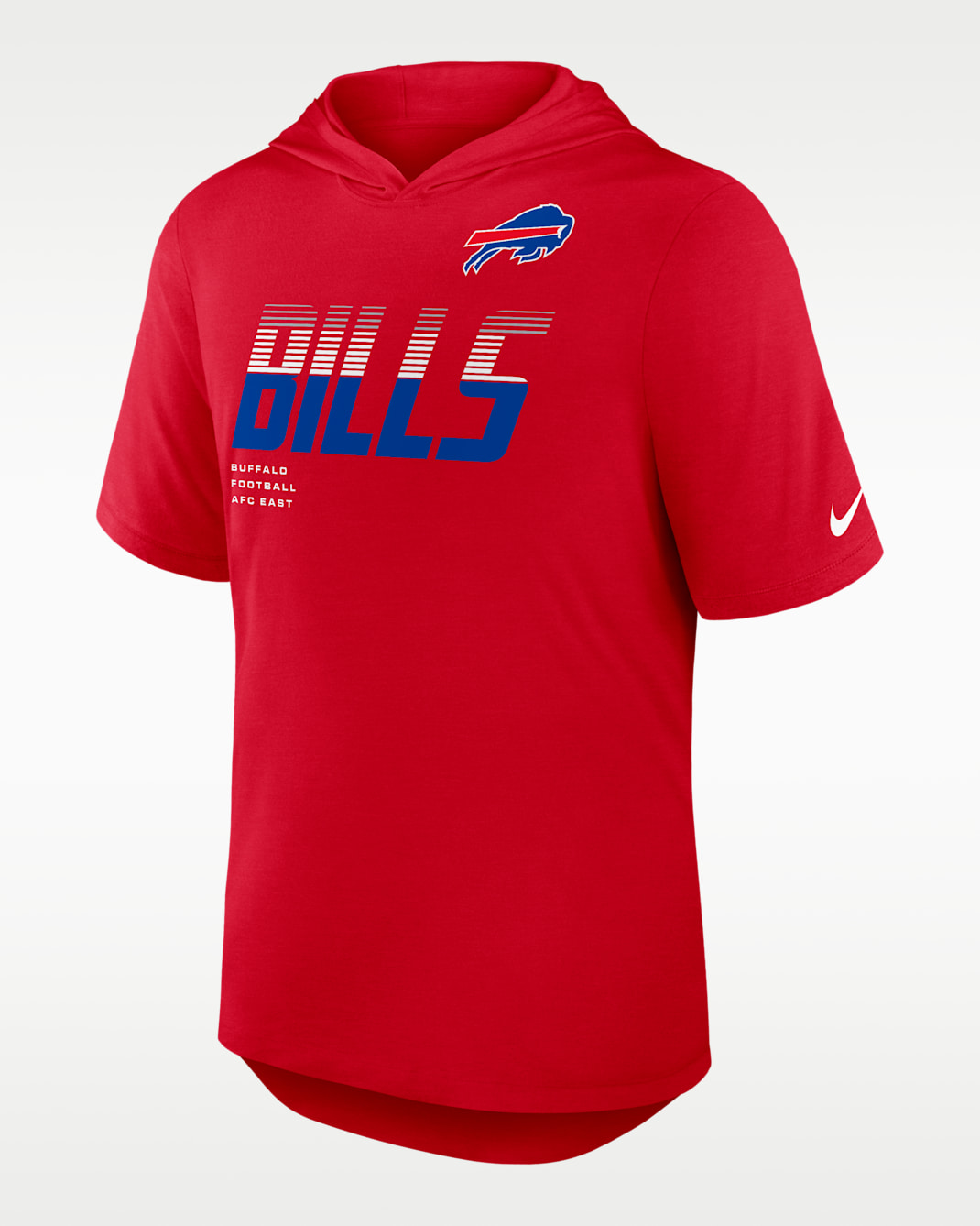 Buffalo Bills Men's Nike Dri-FIT NFL Hooded T-Shirt - Red