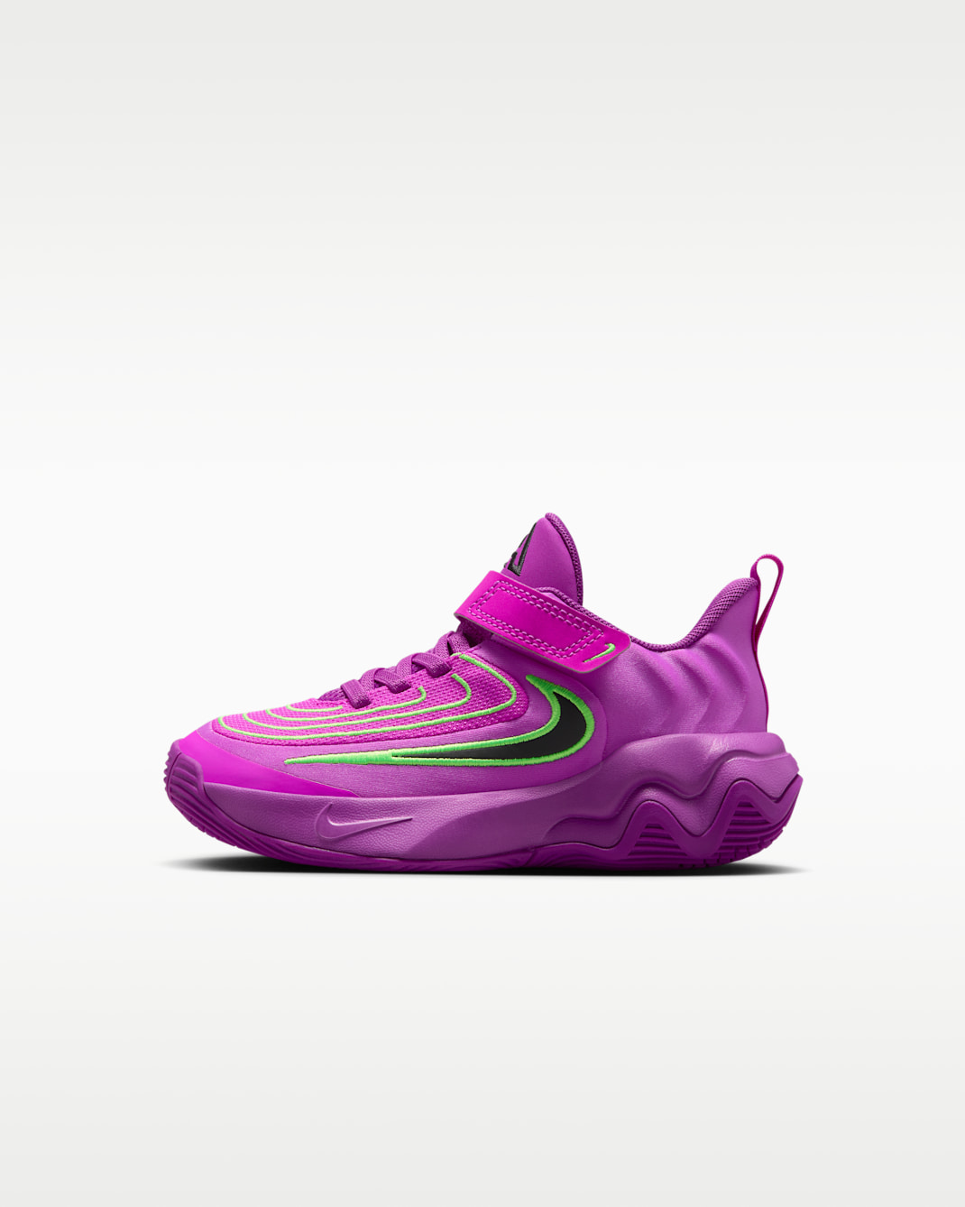 Tenis para niños de preescolar Giannis Immortality 4 - Baya resaltado/Verde strike/Hipervioleta/Negro