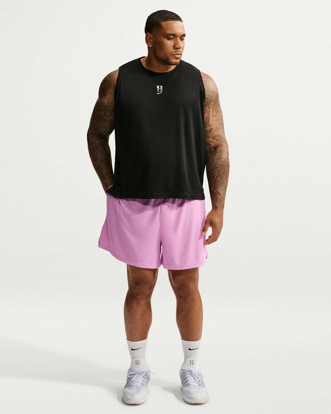 Sabrina Nike Aero-FIT Basketball Shorts - Pink Rise/Sail/Ice Silver