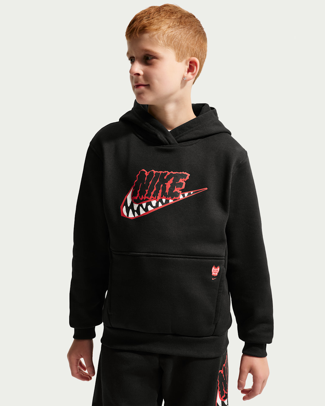 Nike Sportswear Club Big Kids' Fleece Hoodie - Black
