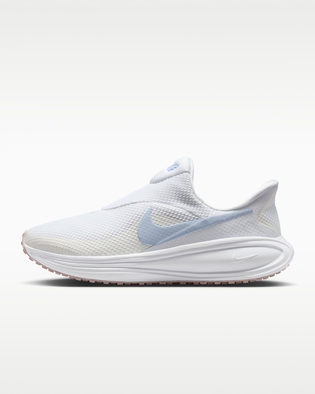 Tenis de correr en pavimento para mujer Nike Revolution 8 EasyOn - Blanco/Rosado partícula/Vela/Azul hidrógeno