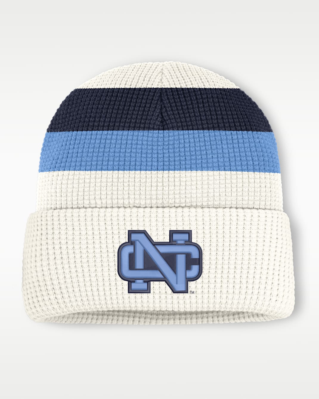 Gorro con dobladillo universitario Nike para hombre North Carolina - Blanco