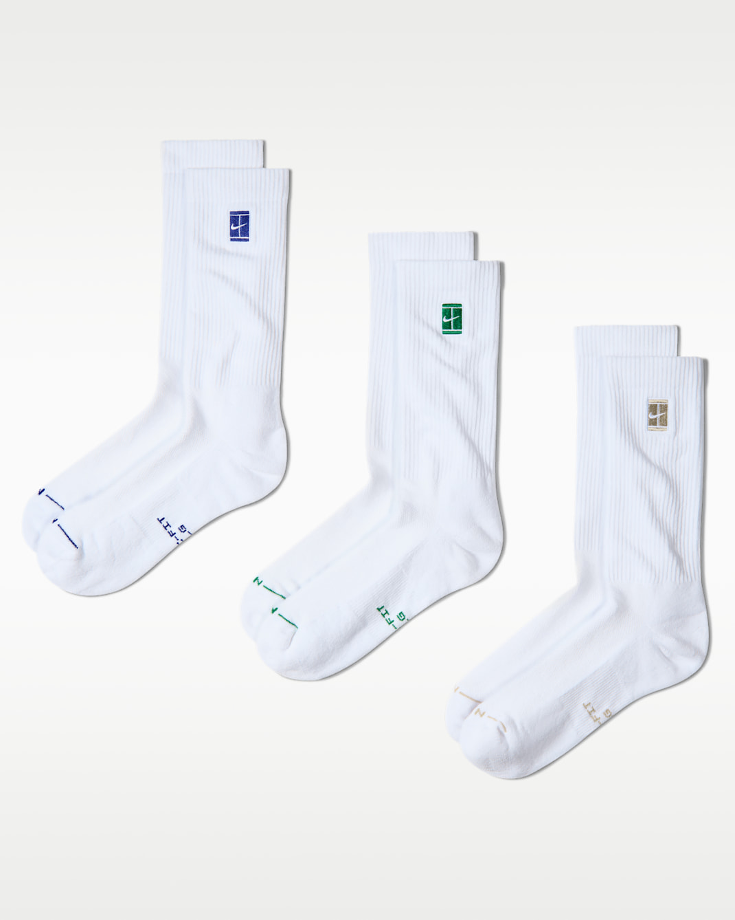 Nike Everyday Elevated Crew Socks (3 Pairs) - Multi-Color