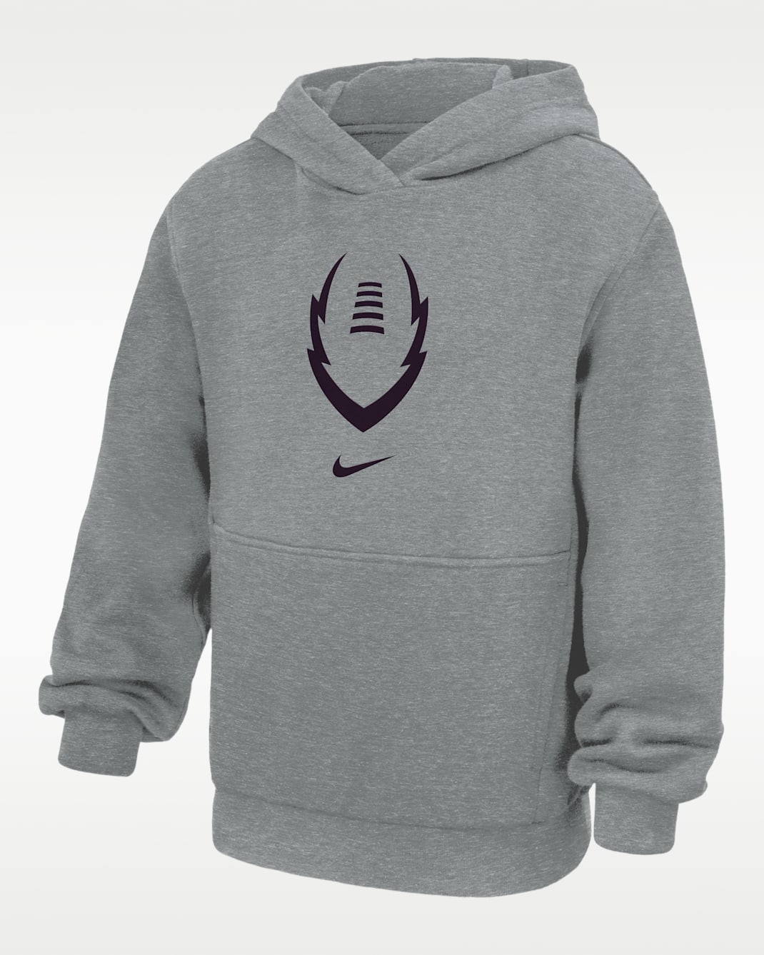 Nike Club Big Kids' Football Pullover Fleece Hoodie - Dark Grey Heather