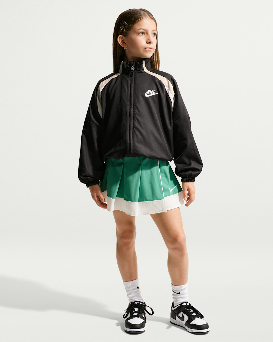 Nike Little Kids' Colorblocked Hoodless Jacket