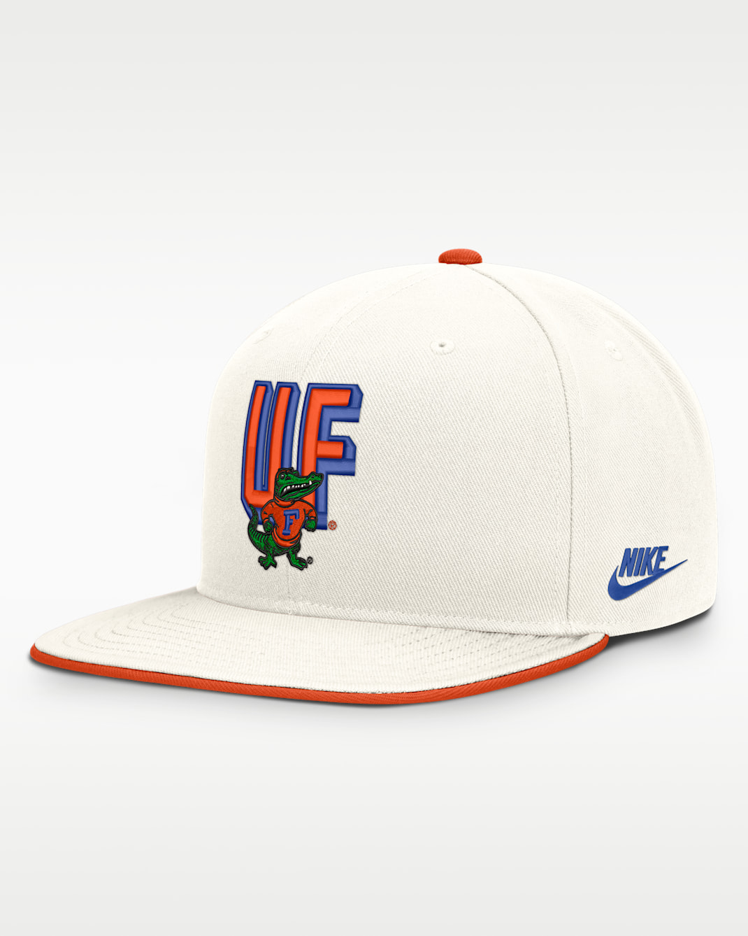 Florida Legacy Letter & Mascot Pro Men's Nike Dri-FIT College Adjustable Hat - White