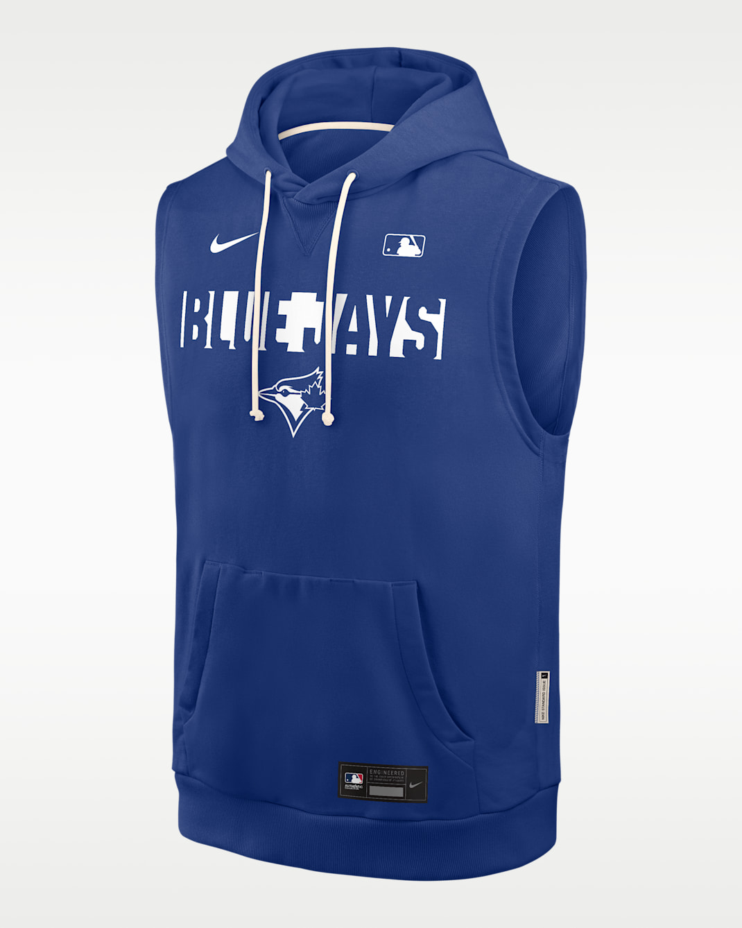 Toronto Blue Jays Authentic Collection Standard Issue Men's Nike Dri-FIT MLB Sleeveless Pullover Hoodie - Royal