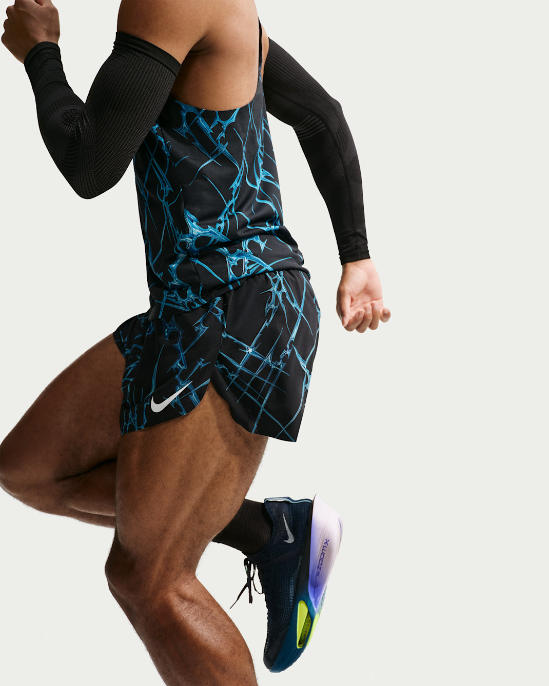 Nike AeroSwift Men's Dri-FIT ADV Printed Running Shorts