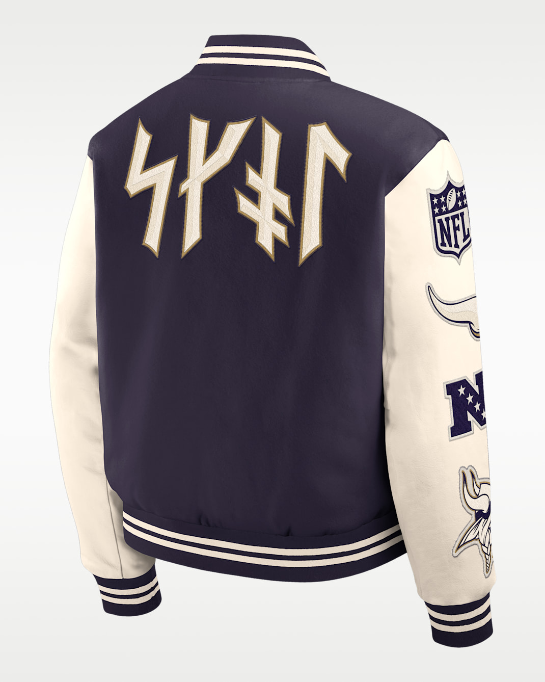 Minnesota Vikings Rivalries Collection Men's Nike NFL Full-Snap Varsity Jacket