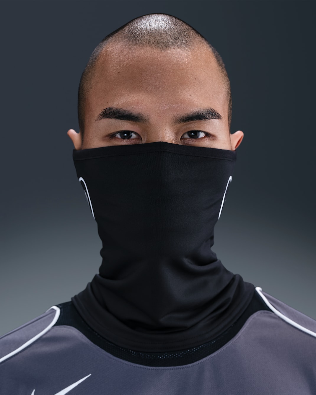 Nike Total 90 Academy Dri-FIT-fodboldhalsvarmer - sort/sort/Sail