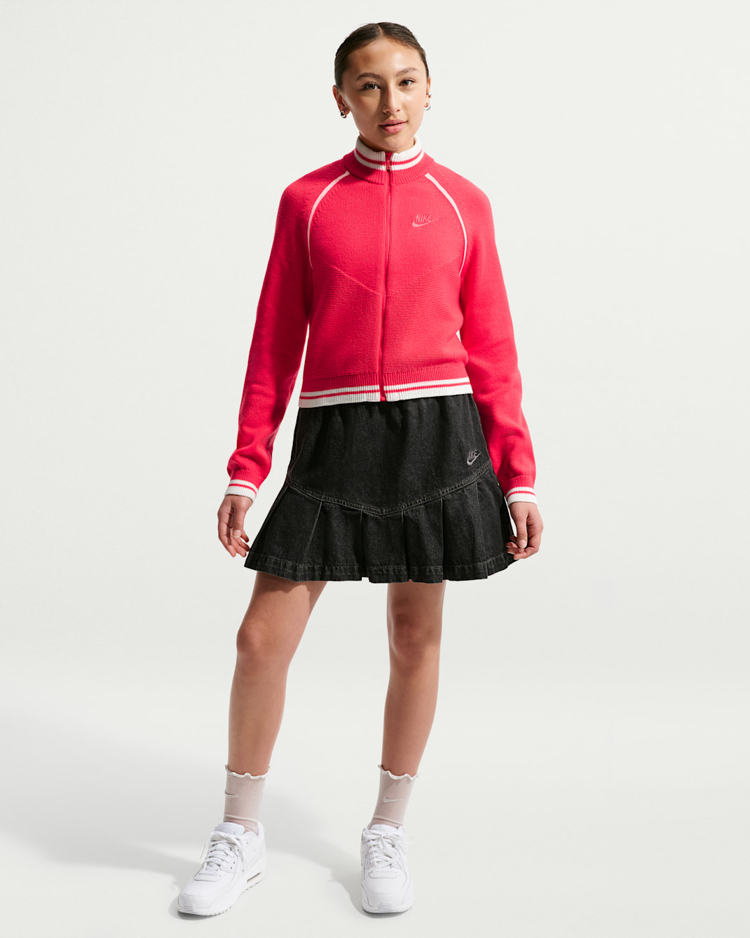 Nike Sportswear Collection Big Kids' (Girls') Sweater Track Jacket