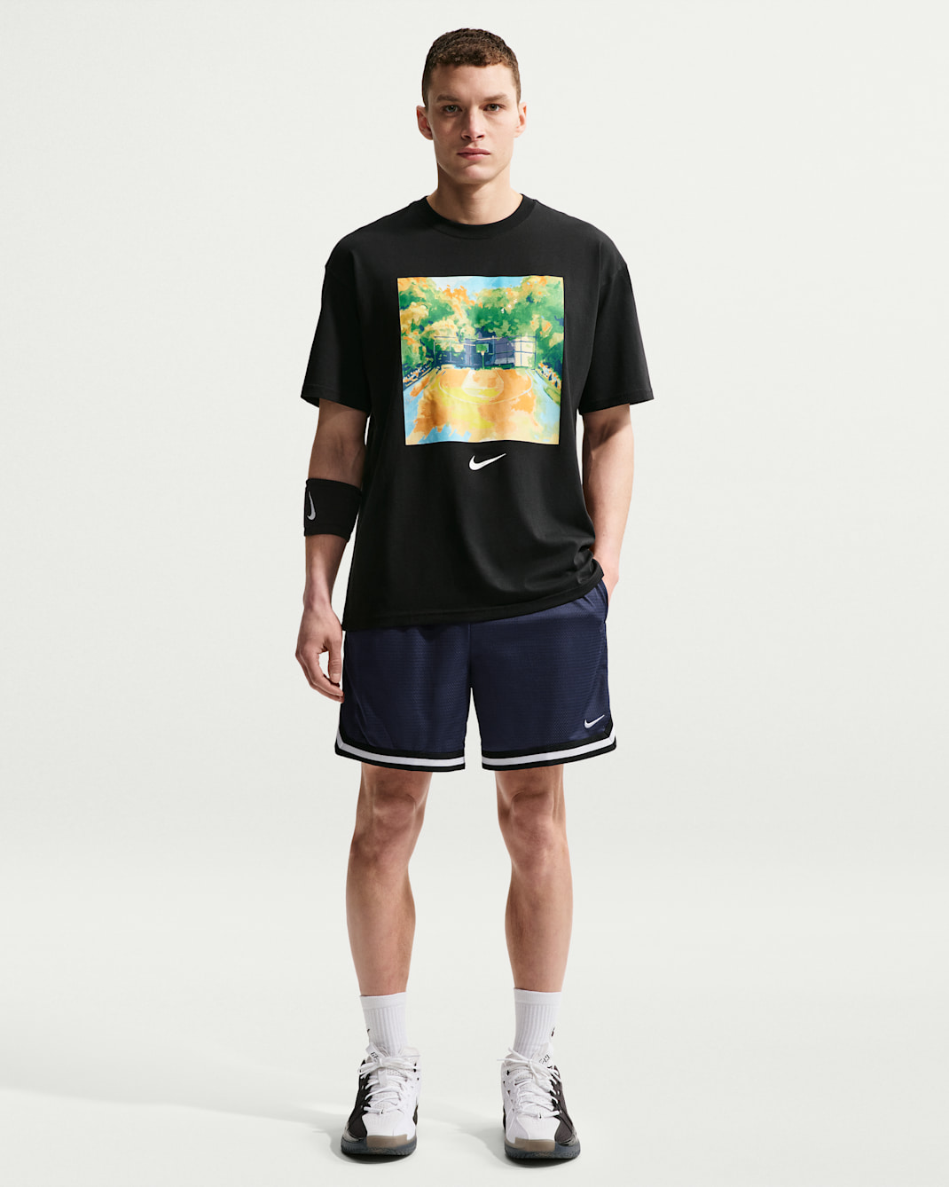 Nike DNA Men's Dri-FIT 6" Basketball Shorts - Midnight Navy/Black/White