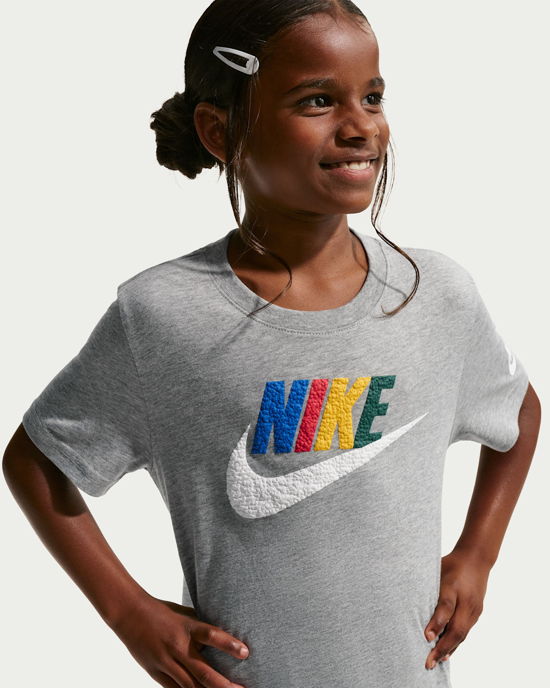 Nike Little Kids' Club Family T-Shirt - Dark Grey Heather