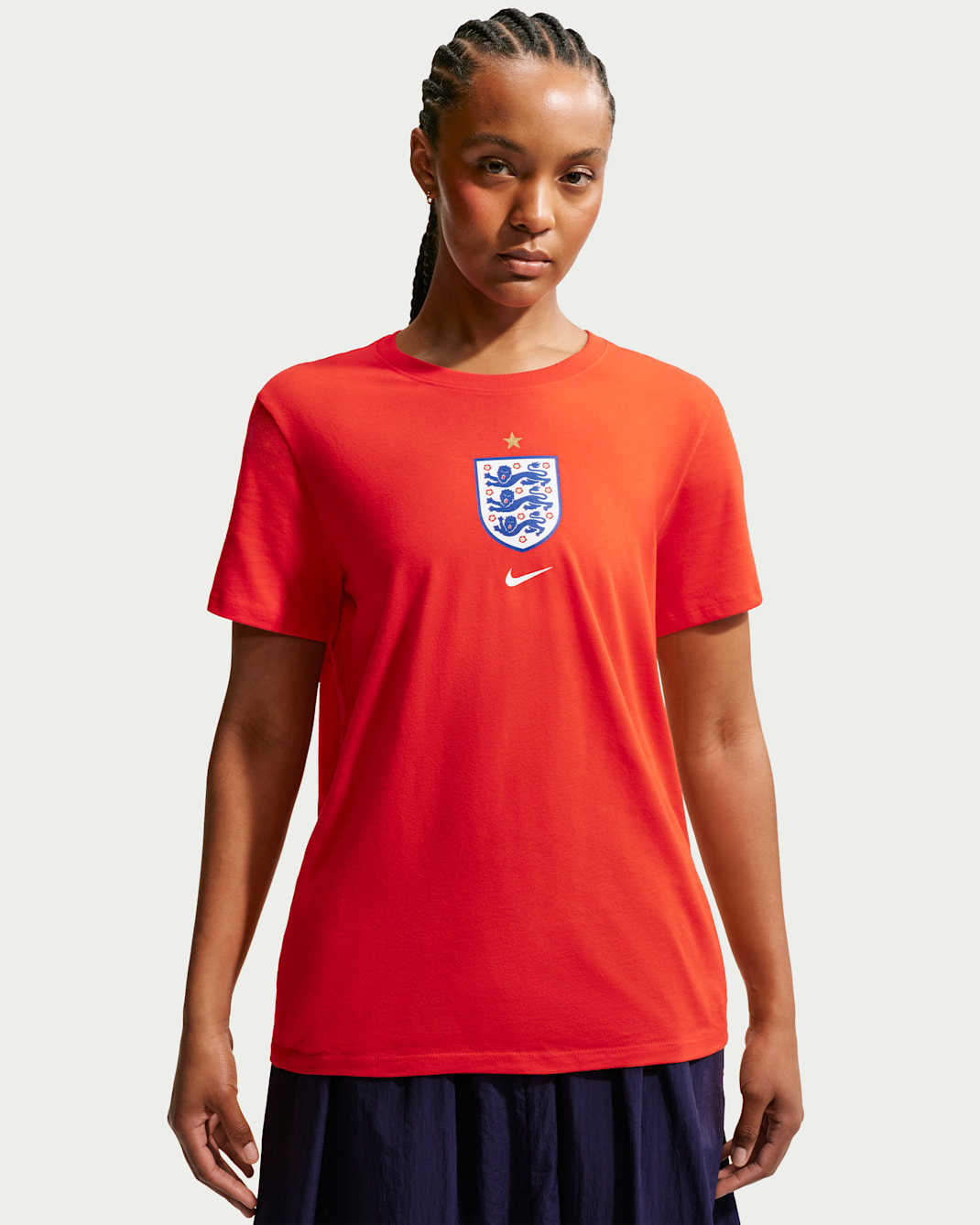 England Women's Nike Soccer T-Shirt - Challenge Red