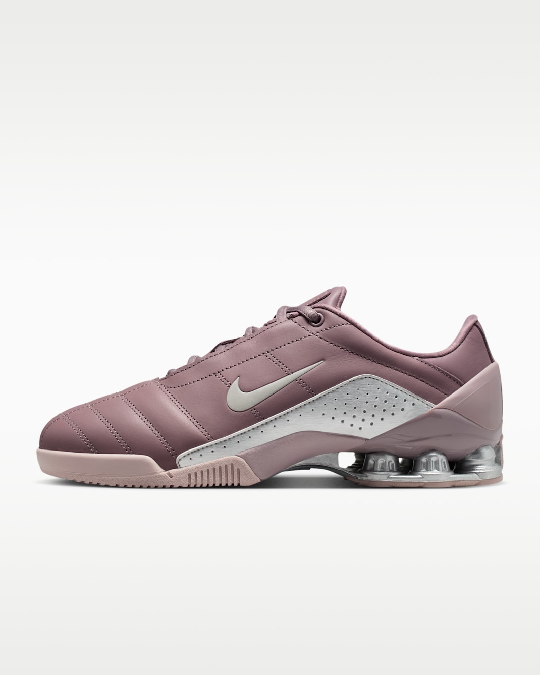 Nike Total90 Shox Magia Women's Shoes - Taupe Grey/Light Violet Ore/Particle Rose/Metallic Silver