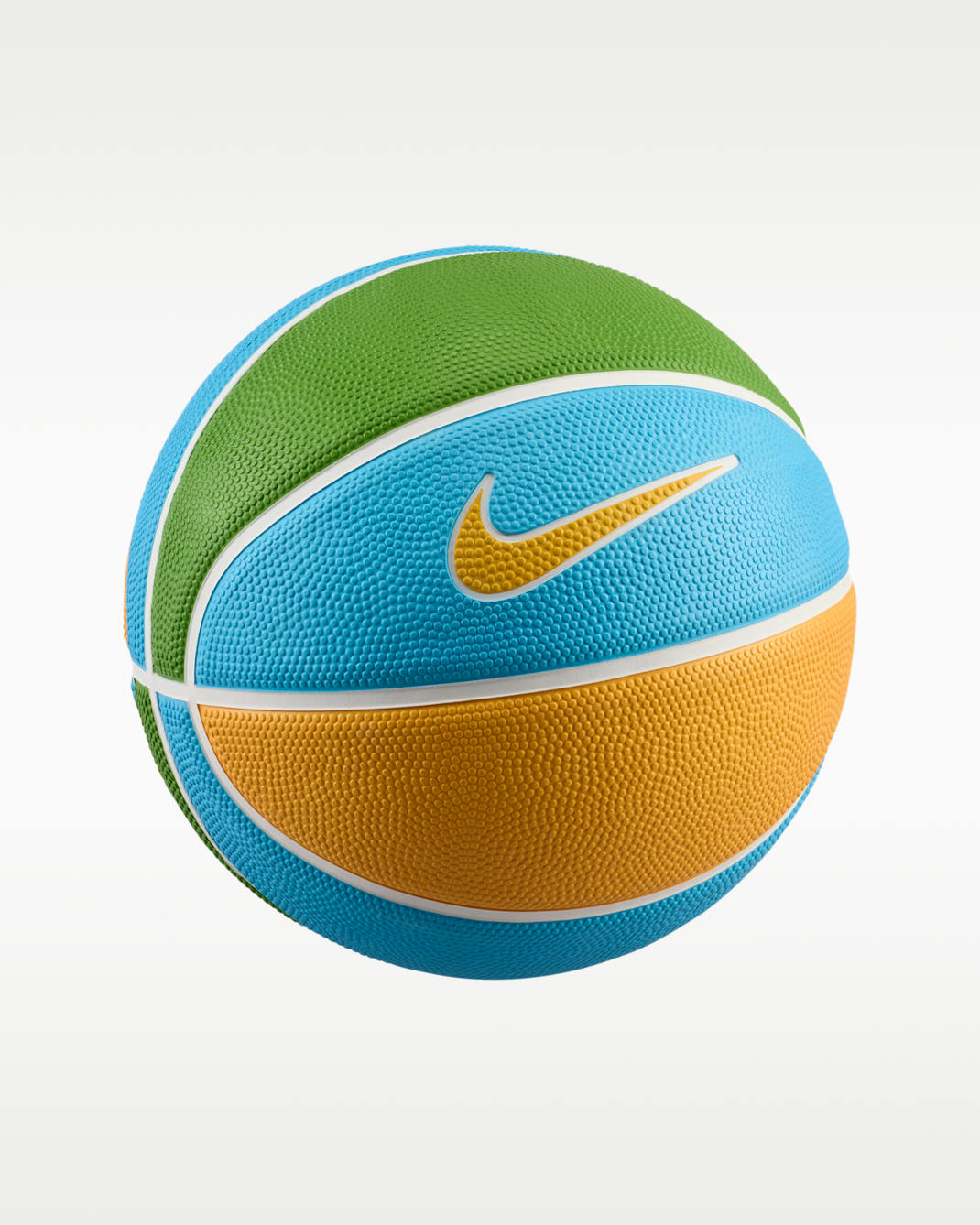 Balón de básquetbol Nike Skills - Azul báltico/Blanco/Blanco/Oro universitario