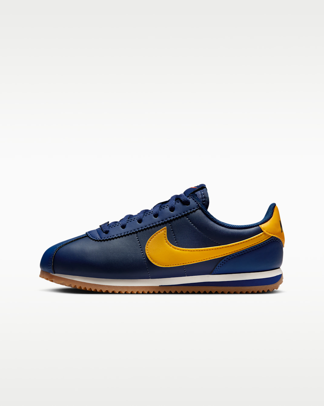 Nike Cortez 大童鞋款 - Midnight Navy/Blue Void/Sail/University Gold