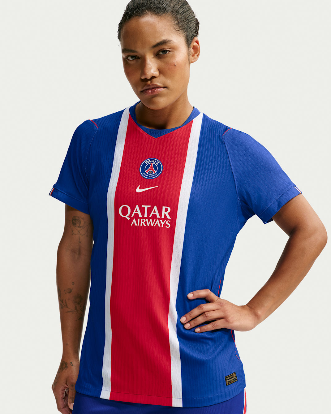 Paris Saint-Germain 2026/27 Nike Aero-FIT authentisches Fußballtrikot für Heimspiele (Damen) - Old Royal/Weiß/University Red/Weiß