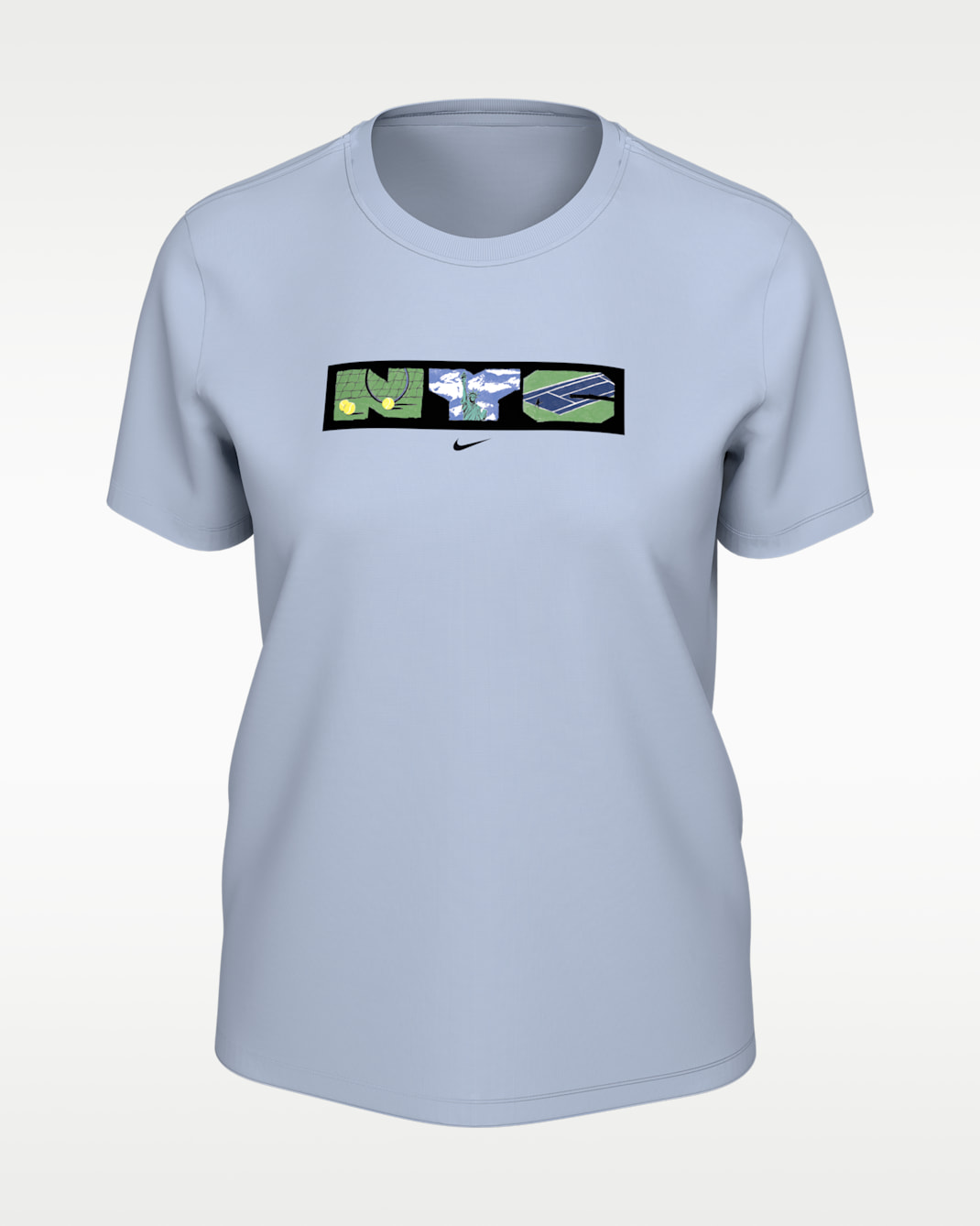 NikeCourt Women's Tennis T-Shirt - Hydrogen Blue