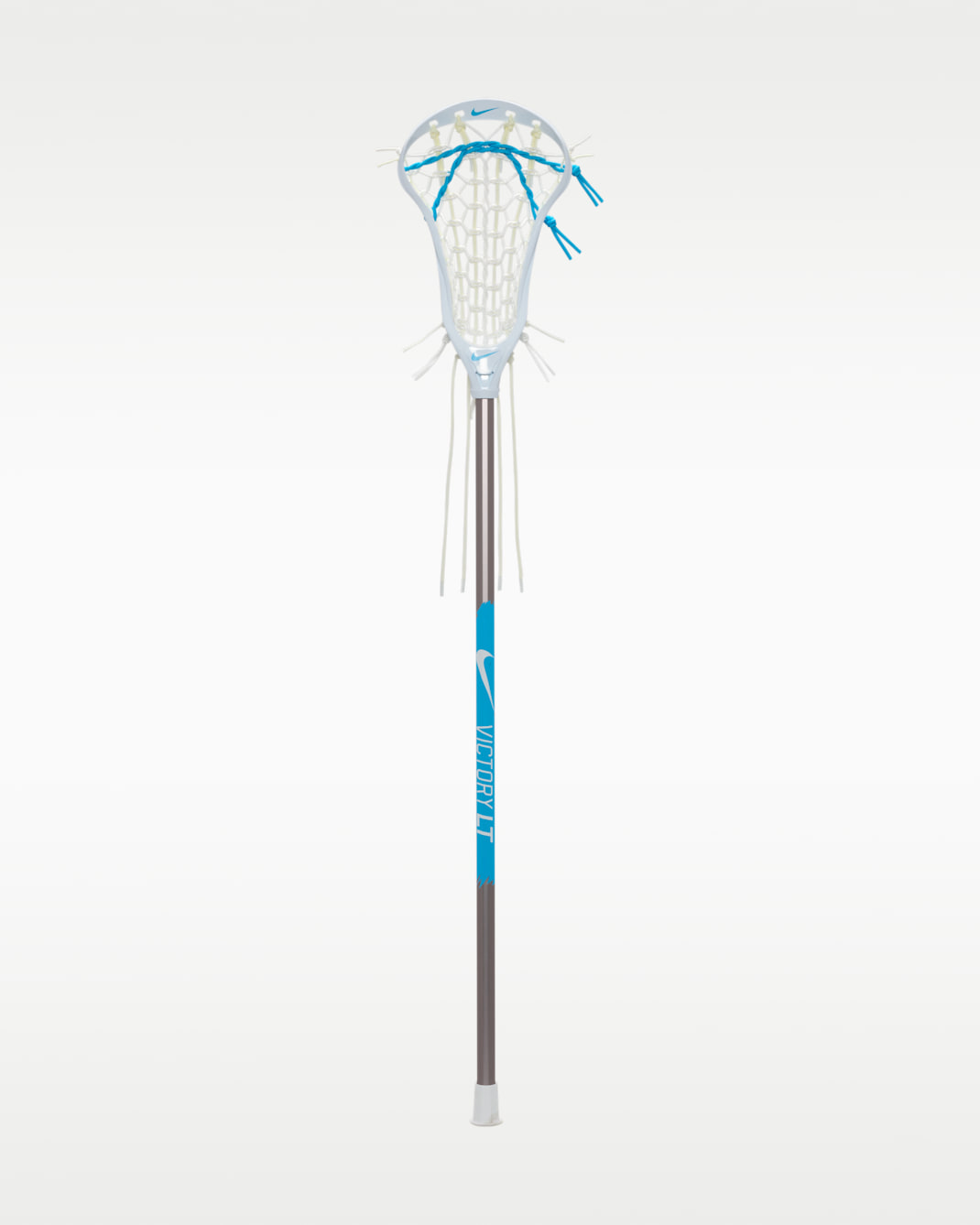 Palo completo de lacrosse para niños grandes Nike Victory LT - Blanco