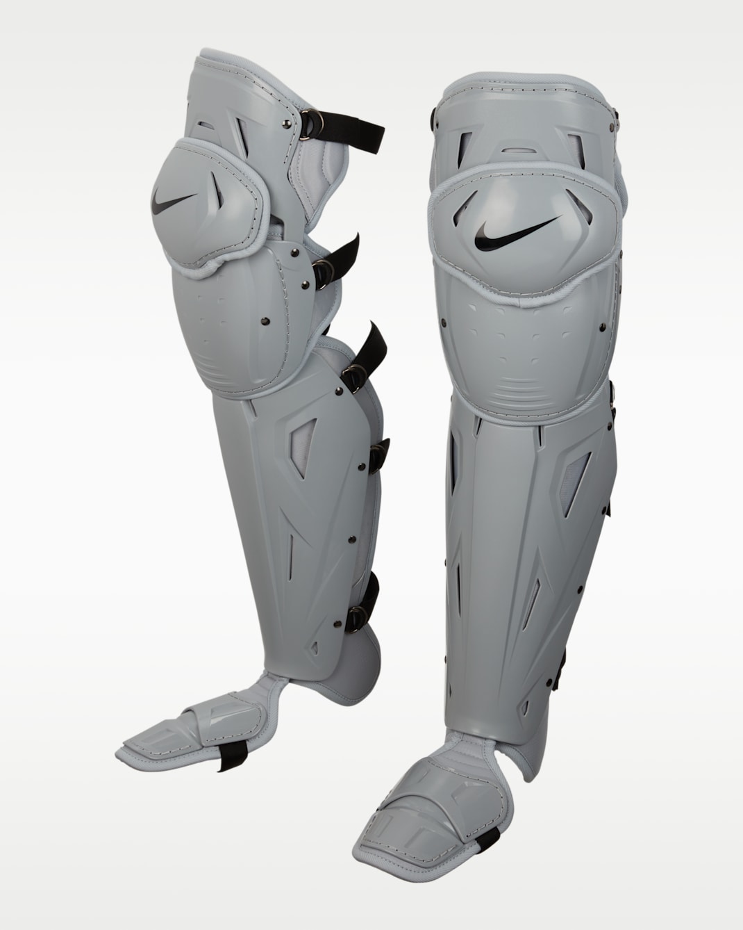 Nike Diamond Elite Baseball Leg Guards - Grey