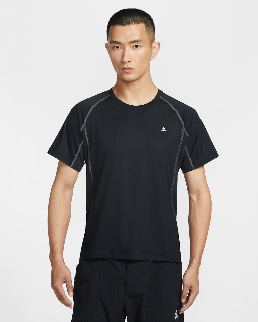 ナイキ ACG "Wildsee" メンズ Dri-FIT ショートスリーブ インナー トップス - ブラック/アンスラサイト/サミットホワイト