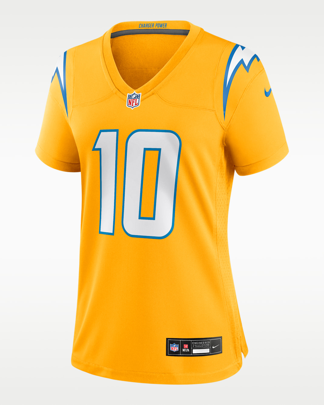 Jersey Nike de la NFL Game para mujer Justin Herbert Los Angeles Chargers - Oro
