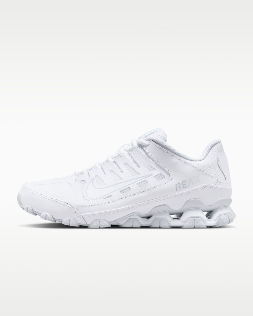 Tenis de entrenamiento para mujer Nike Reax 8 TR - Blanco/Platino puro/Blanco